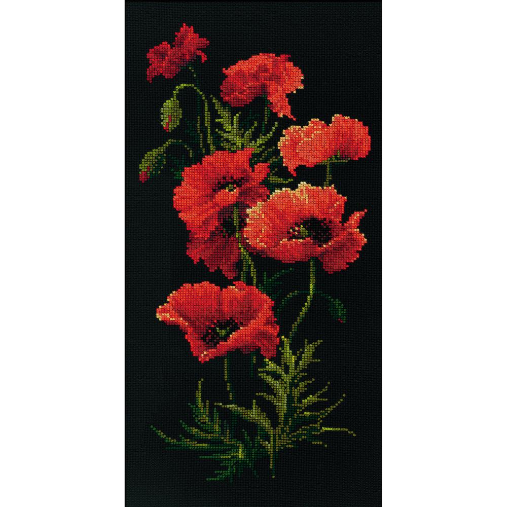 Poppies (10 Count) Counted Cross Stitch Kit
